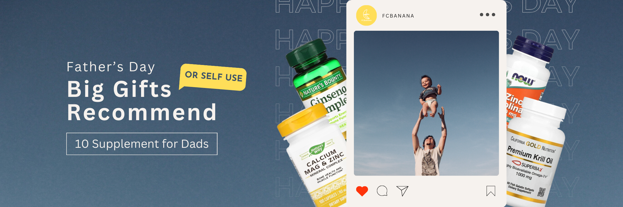 Father's Day Gift Recommendation - 10 Health Supplement Recommendations - For Gifts or Personal Use