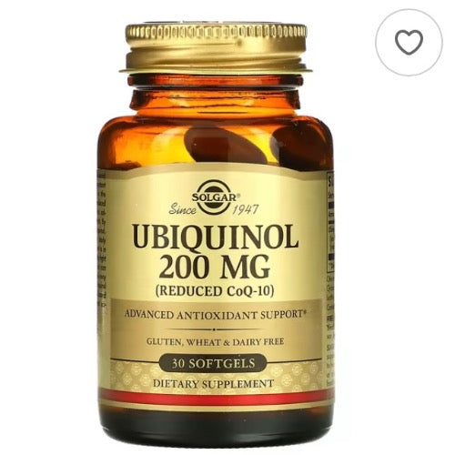 *Solgar, Ubiquinol (Reduced CoQ10), 200 mg, 30 Softgels