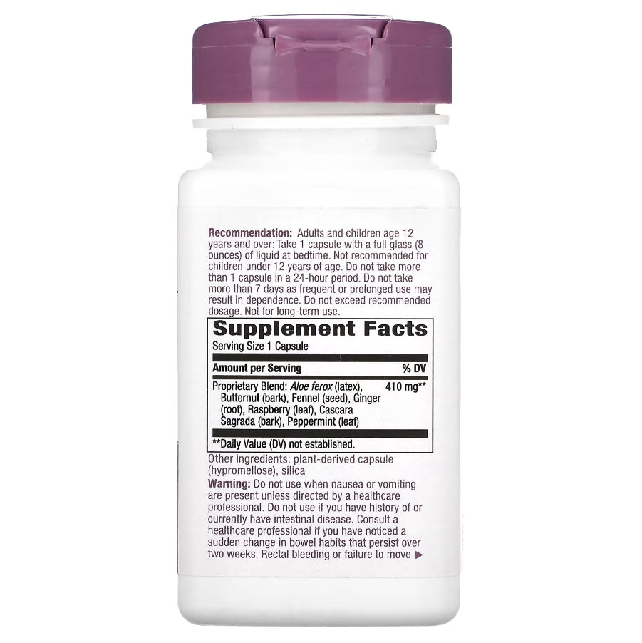 Nature's Way, Nurturalax 3,含蘆薈,100 粒全素膠囊