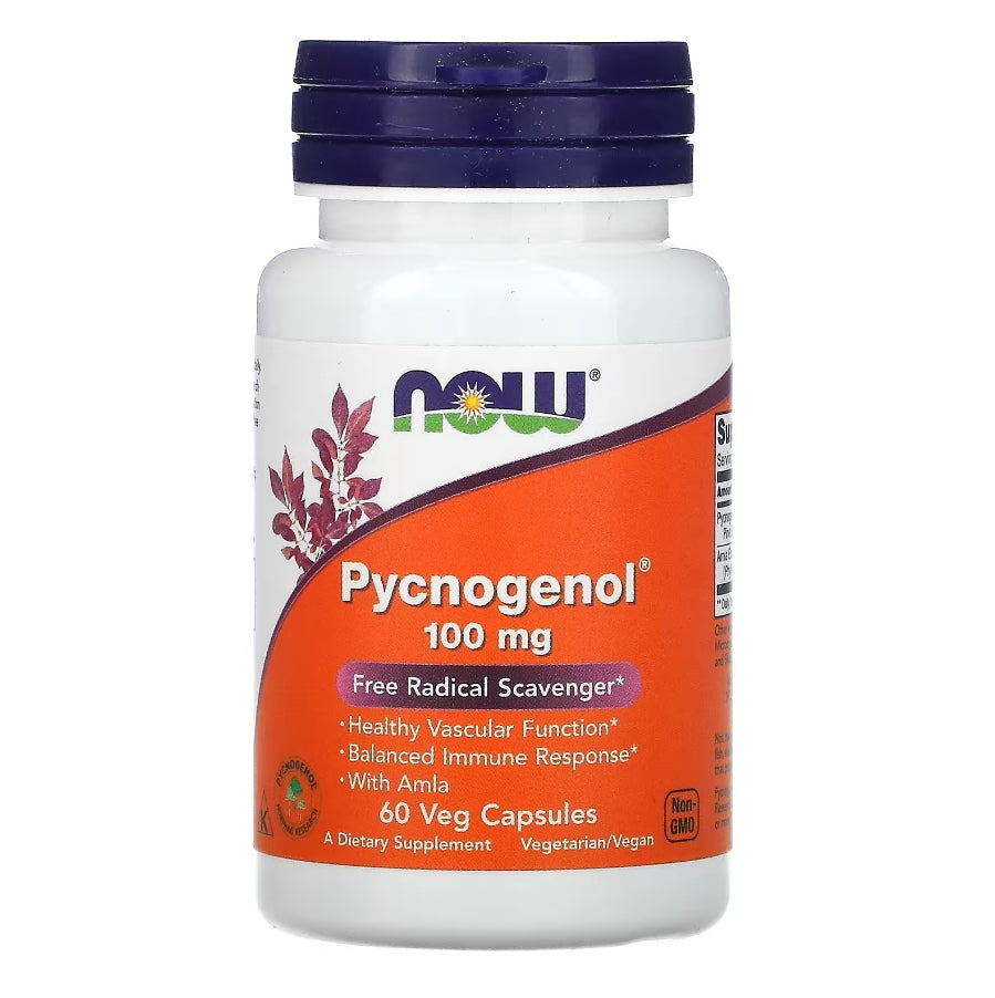 *NOW Foods, Pycnogenol ,100 毫克,60 粒素食膠囊