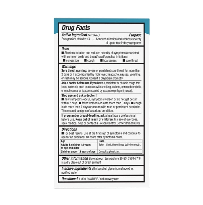 FREE Nature's Way Umcka ColdCare Original Liquid, 1 fl. oz.