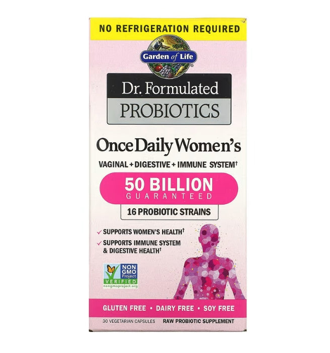 *Garden of Life, Dr. Formulated Probiotics, Once Daily Women's, 50 Billion, 30 Vegetarian Capsules