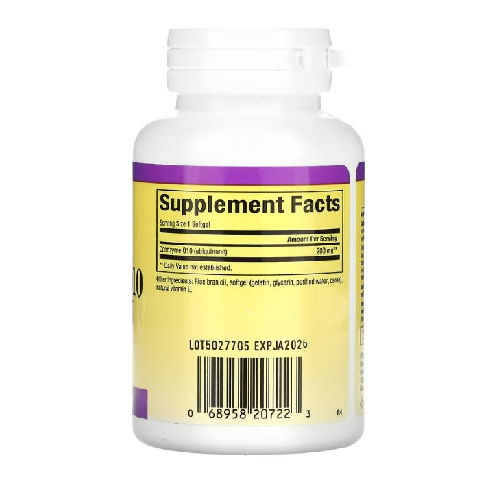 Natural Factors, Coenzyme Q10, 200 mg, 60 Softgels