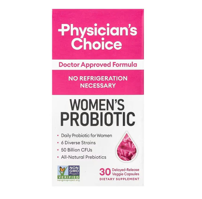 *Physician's Choice, Women's Probiotic, 50 Billion CFUs, 30 Delayed-Release Veggie Capsules