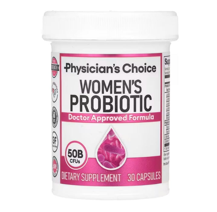 *Physician's Choice, Women's Probiotic, 50 Billion CFUs, 30 Delayed-Release Veggie Capsules