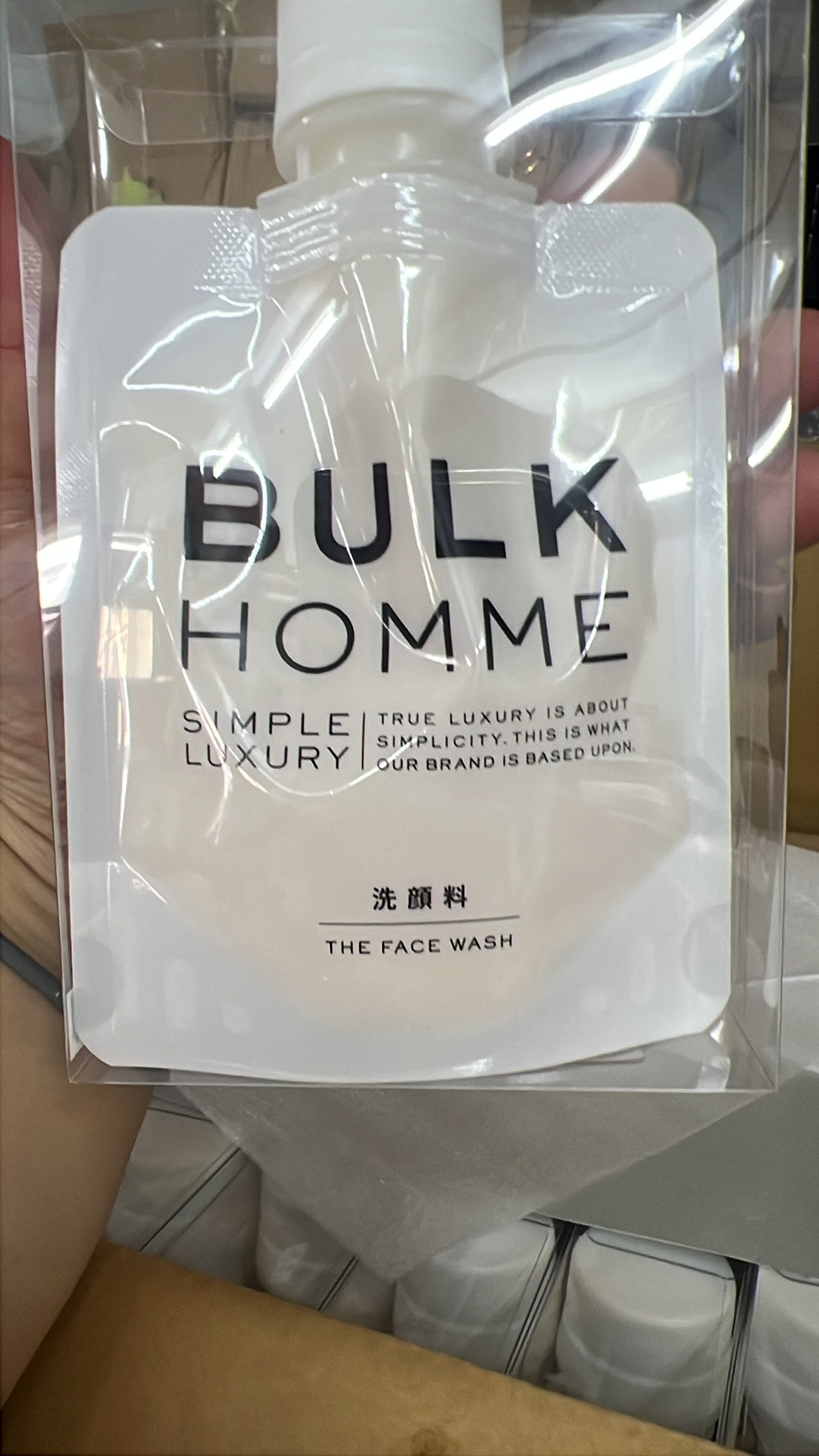 推薦!日本進口人氣BULK HOMME 洗面奶油痘肌深層清潔保濕100g