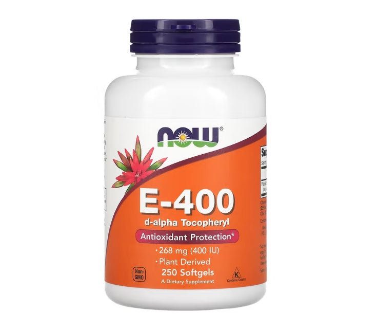 NOW Foods, E-400, 268 mg (400 IU), 250 Softgels