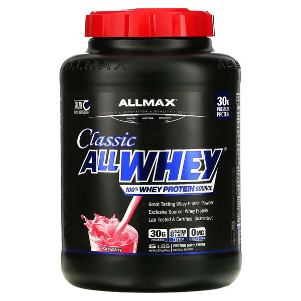 ALLMAX, AllWhey Classic,全乳清蛋白,草莓,5 磅(2.27 千克)