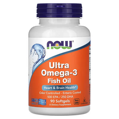 NOW Foods, Ultra Omega-3 魚油,90 粒軟凝膠