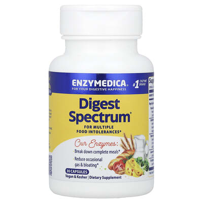 *Enzymedica, Digest Spectrum® 消化系統,30 粒膠囊