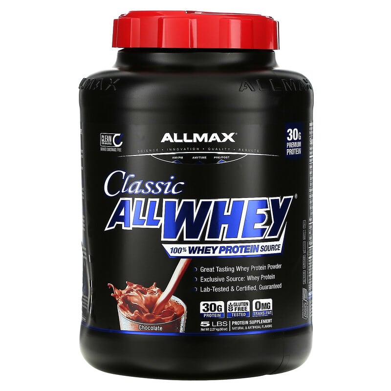 ALLMAX,經典AllWhey,全乳清蛋白,巧克力口味,5磅(2.27公斤)