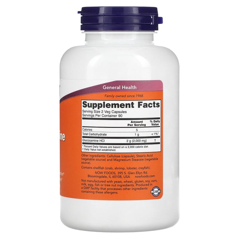 NOW Foods,字體“1000”,180粒素食膠囊