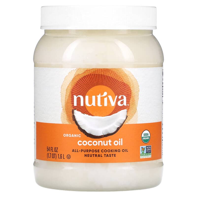 *Nutiva,多功能消費油,有機椰子油,54液量盎司(1.6公升)