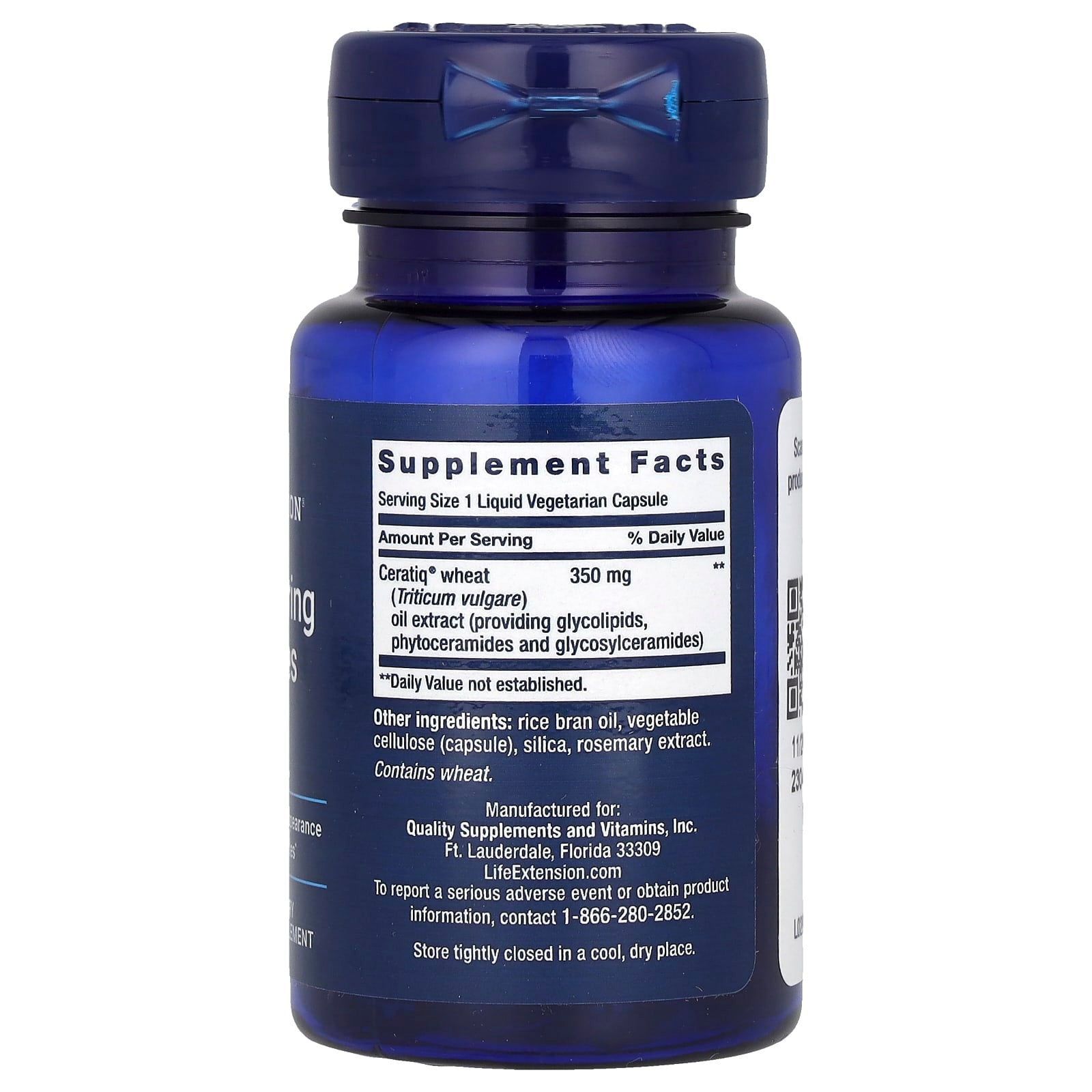 Life Extension,修復皮膚的神經酰胺,30粒液體素食膠囊