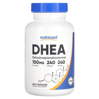 *Nutricost, DHEA,100 毫克,240 粒膠囊