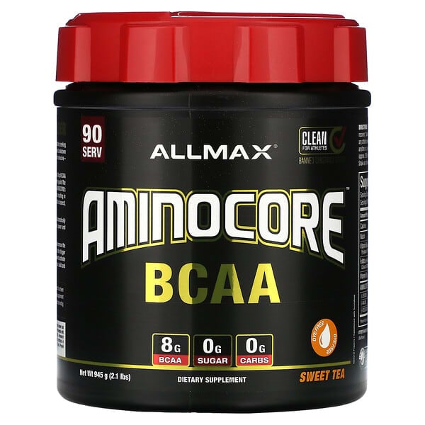 ALLMAX, Amino Core BCAA,甜茶味,2.1 磅(945 克)