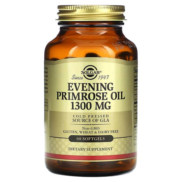 *Solgar, Evening Primrose Oil, 1,300 mg, 60 Softgels