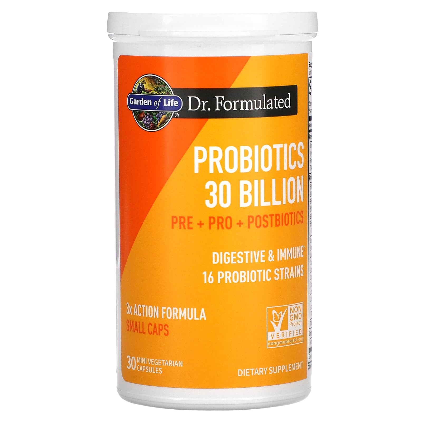 *Garden of Life, Probiotics, 30 Billion, 30 Mini Vegetarian Capsules