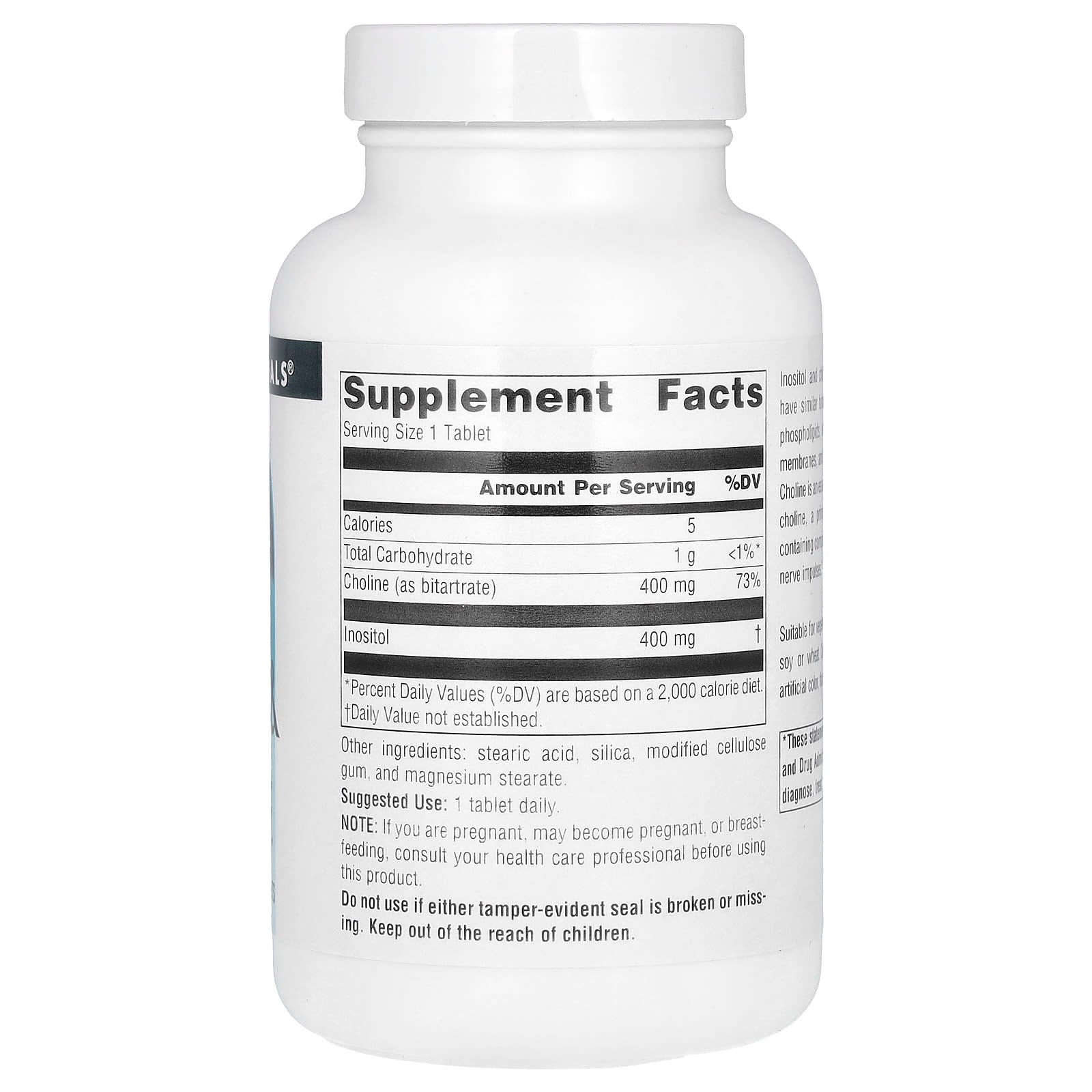 Source Naturals, Inositol & Choline, 800 mg, 100 Tablets