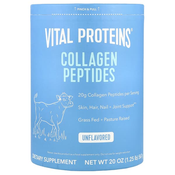 *Vital Proteins, 膠原蛋白多肽,原味,1.25 磅(567 克)