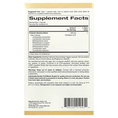 California Gold Nutrition, LactoBif® 100 益生菌,1000 億 CFU,30 粒素食膠囊