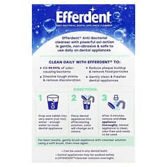 Efferdent, 抵御細菌牙科器具清潔劑,薄荷清爽潔淨,90 片