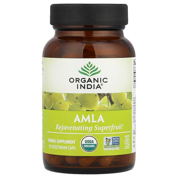 Organic India, Amla, 90 Vegetarian Caps