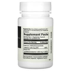 DaVinci Laboratories, 5-MTHF/B12 MC 2000,60 粒膠囊