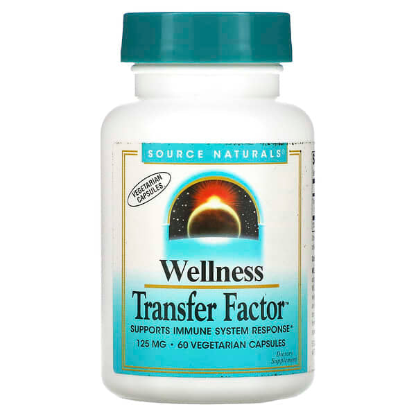Source Naturals, Transfer Factor 健康轉移因數,125 毫克,60 粒素食膠囊