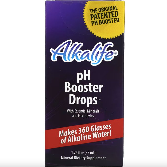 Alkalife, 含必需礦物質和電解質的 pH 加強劑,1.25 液量盎司(37 毫升) - Alkalife - 水合與電解質 - FCbanana.com
