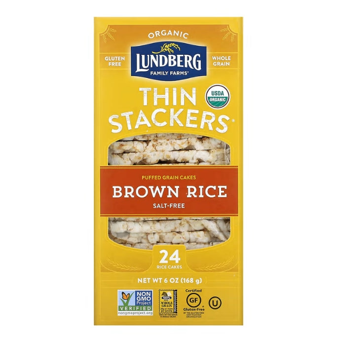 FREE Lundberg, Organic Thin Stackers, Puffed Grain Cakes, Brown Rice