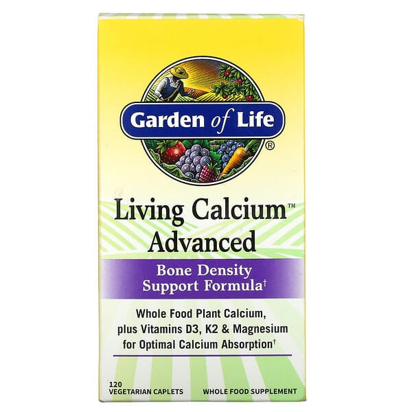 FREE Garden of Life, Living Calcium Advanced, 120 Vegetarian Caplets