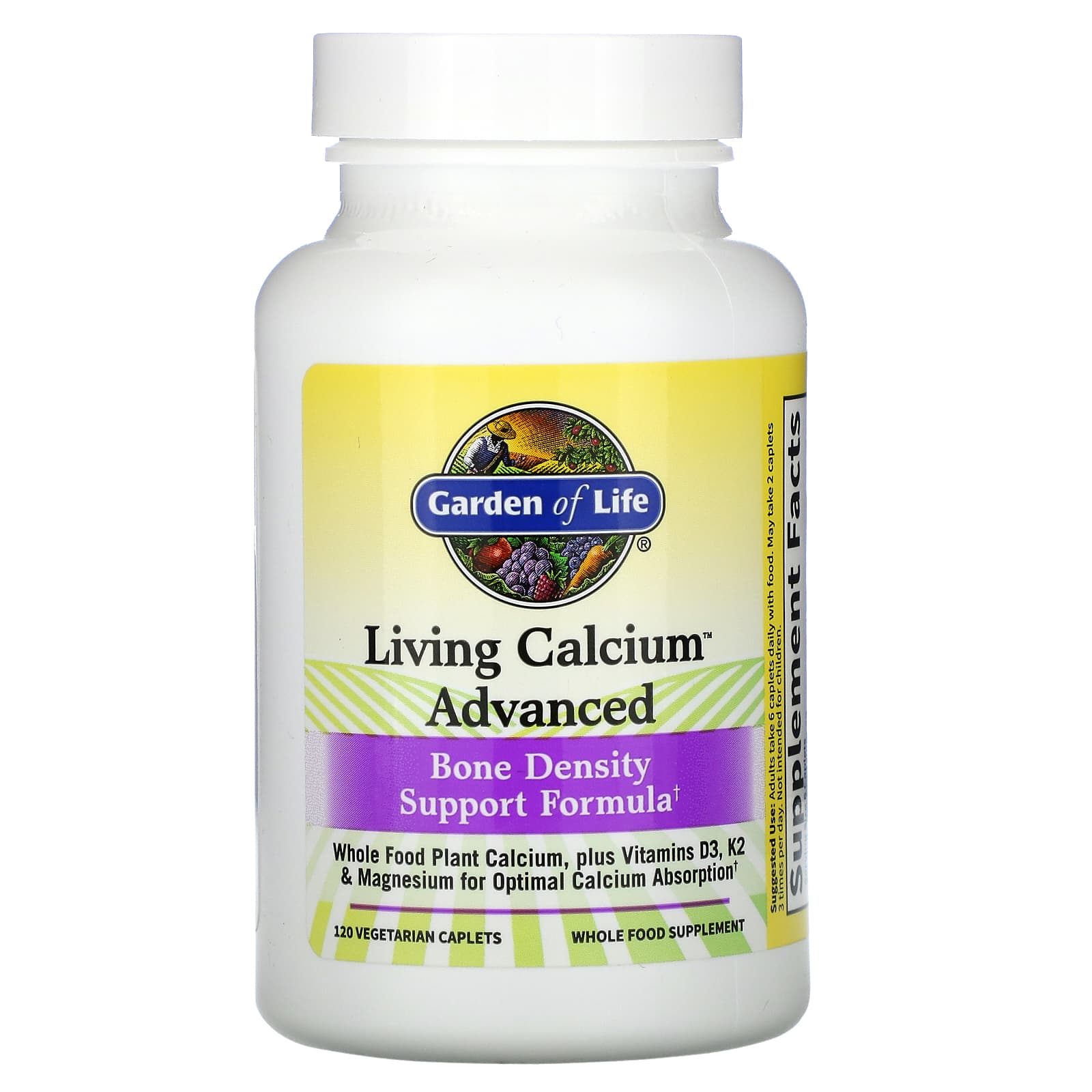 FREE Garden of Life, Living Calcium Advanced, 120 Vegetarian Caplets